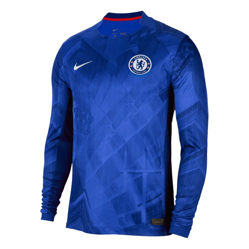 Chelsea Home Long Sleeve Soccer Jersey 2025/26