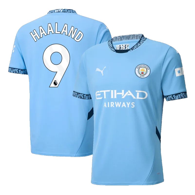 HAALAND #9 Manchester City Home Soccer Jersey 2024/25