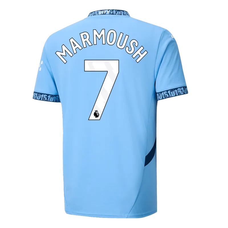 MARMOUSH #7 Manchester City Home Soccer Jersey 2024/25