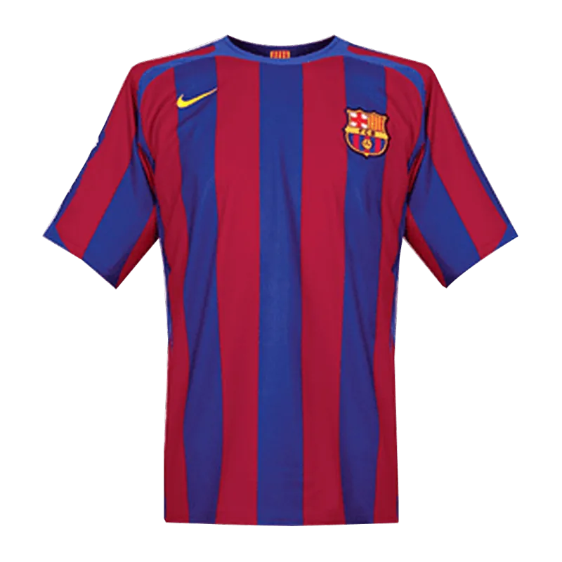 Vintage Soccer Jersey Barcelona Home 2005/06   UCL Final