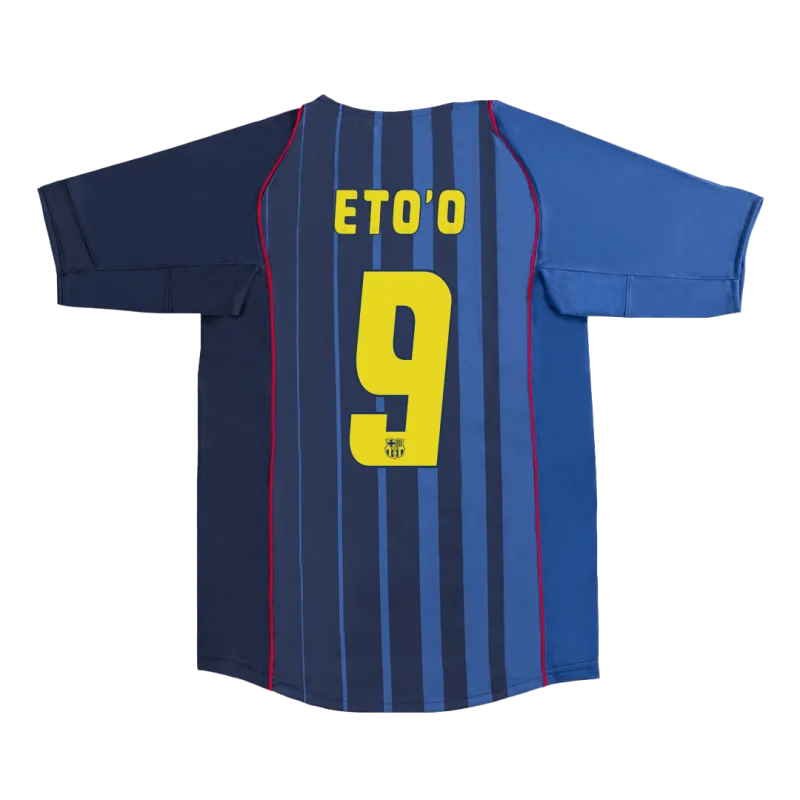 Vintage Soccer Jersey ETO O #9 Barcelona Away 2004/05