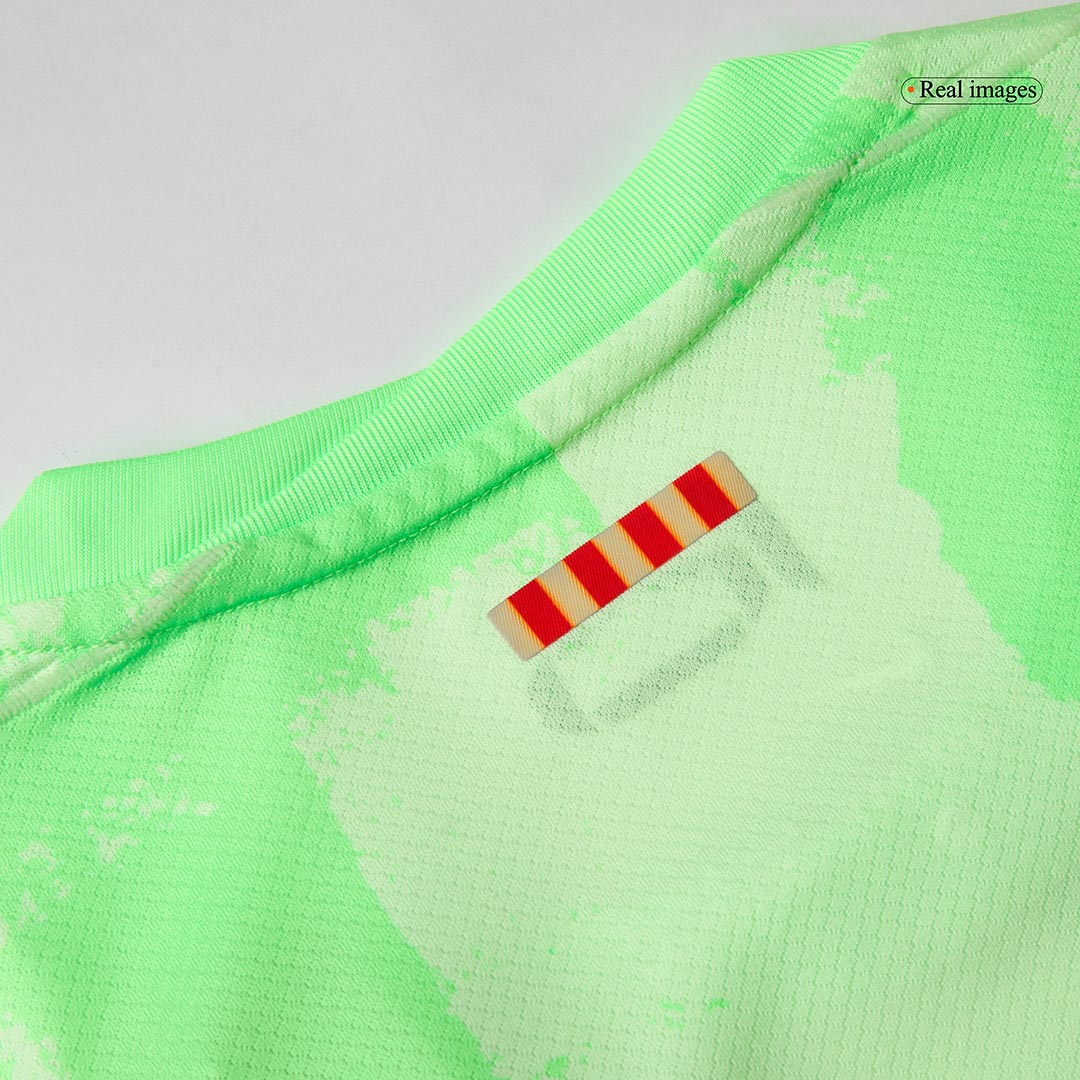 RAPHINHA #11 Barcelona Third Away Soccer Jersey 2024/25   UCL（Spotify Logo Without Text）