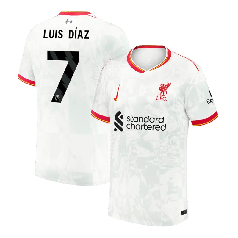 LUIS DÍAZ #7 Liverpool Third Away Soccer Jersey 2024/25