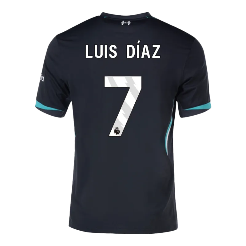 LUIS DÍAZ #7 Liverpool Away Soccer Jersey 2024/25