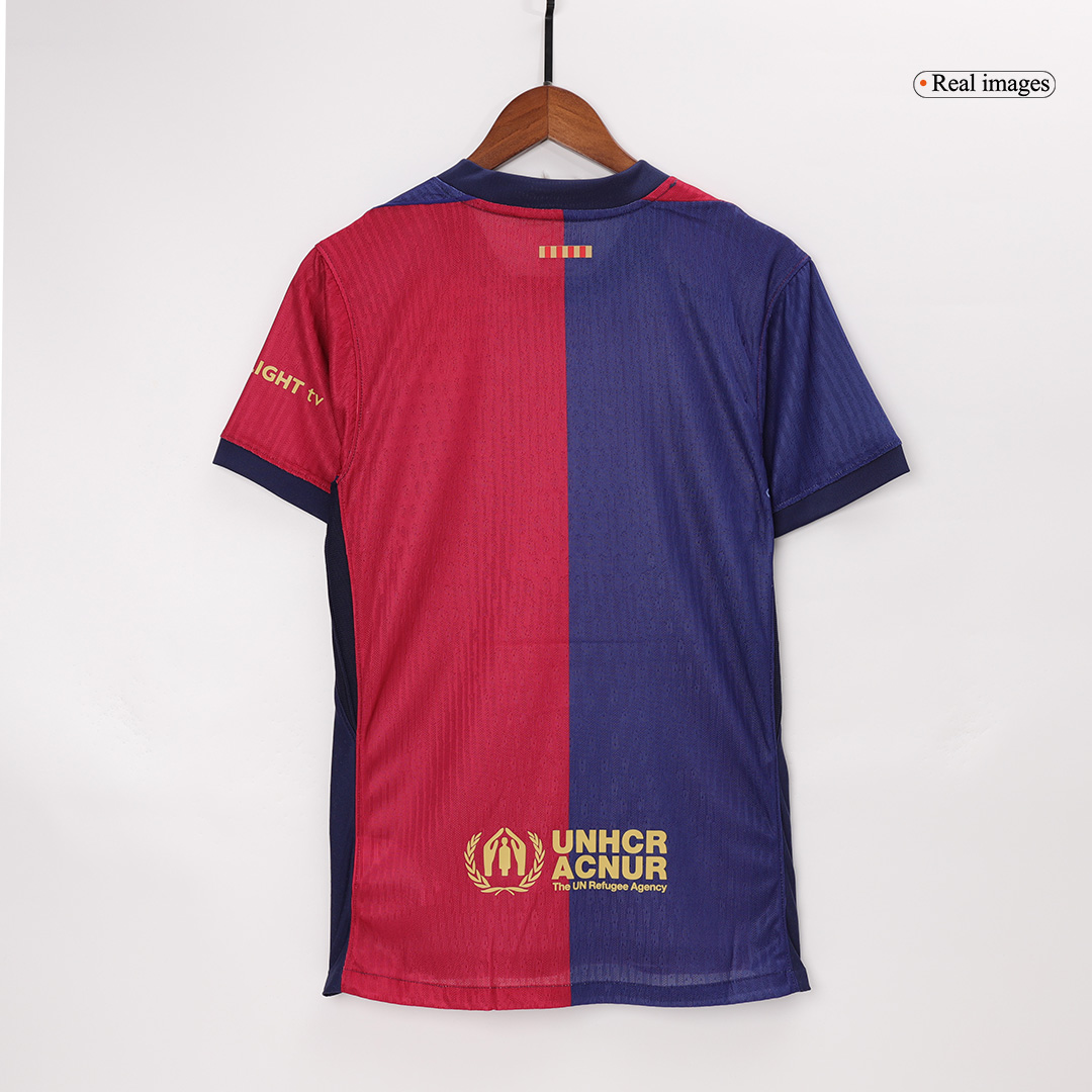 Barcelona Home Authentic Soccer Jersey 2024/25   125th Anniversary