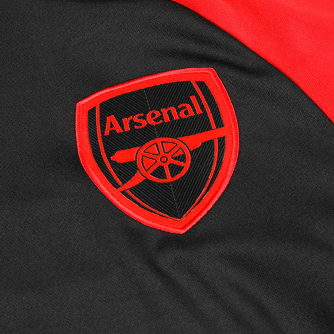 Arsenal 1/4 Zip Tracksuit 2024/25 Kids Black