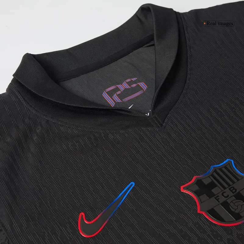 Barcelona Away Authentic Soccer Jersey 2024/25   Spotify Logo Without Text