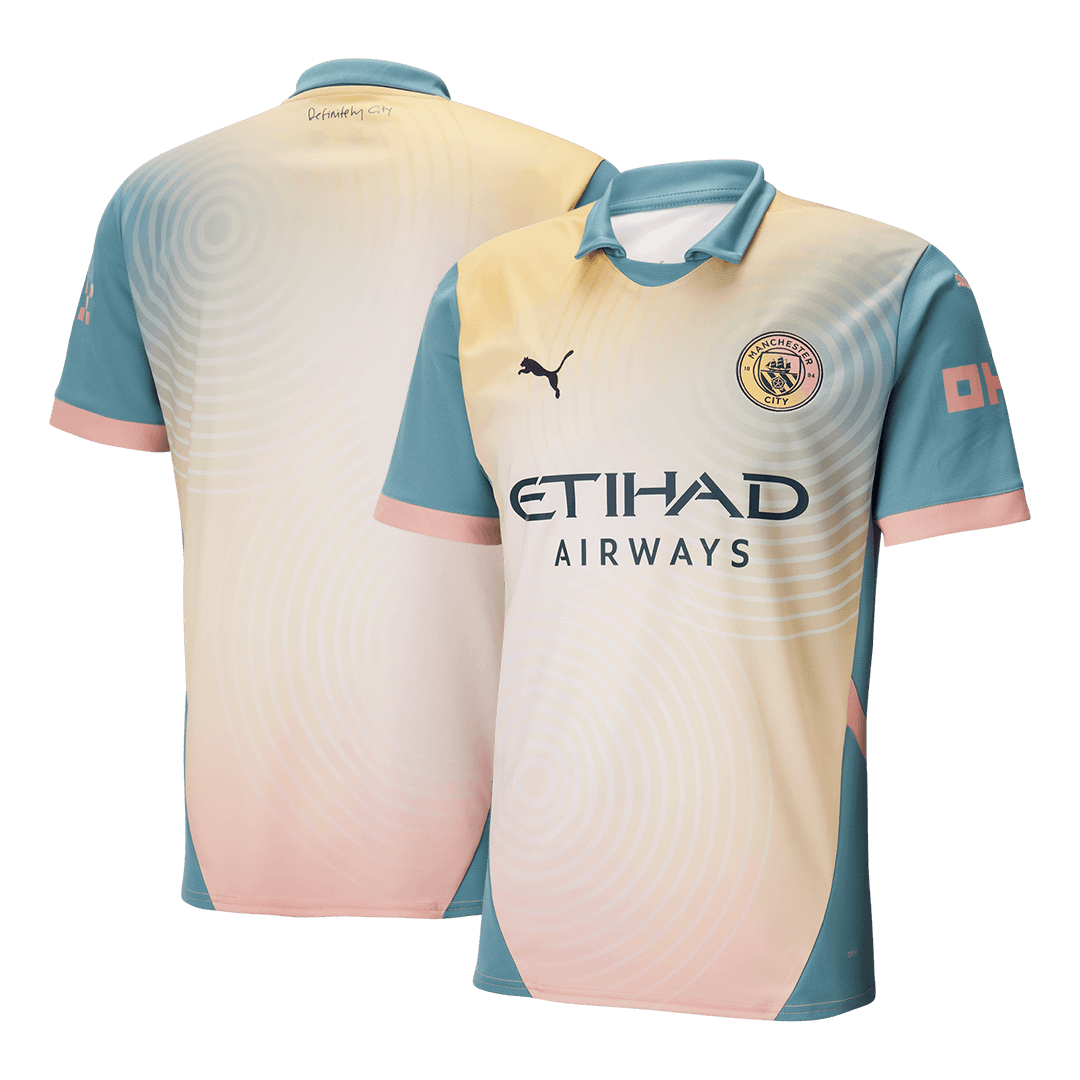 Manchester City Fourth Away Soccer Jersey 2024/25   Definitely City
