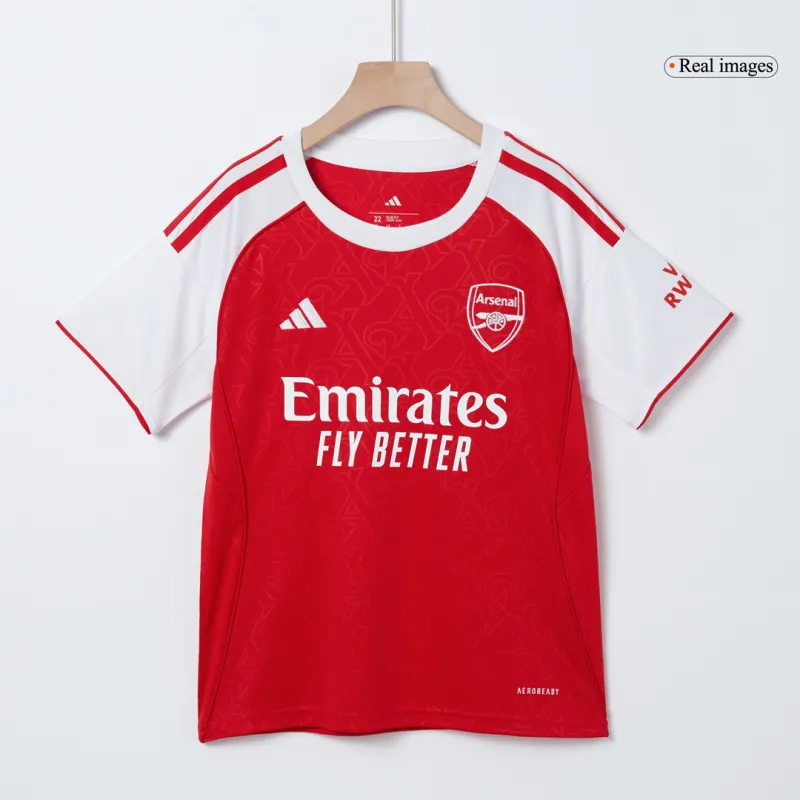 Arsenal Home Kids Soccer Jerseys Kit 2025/26