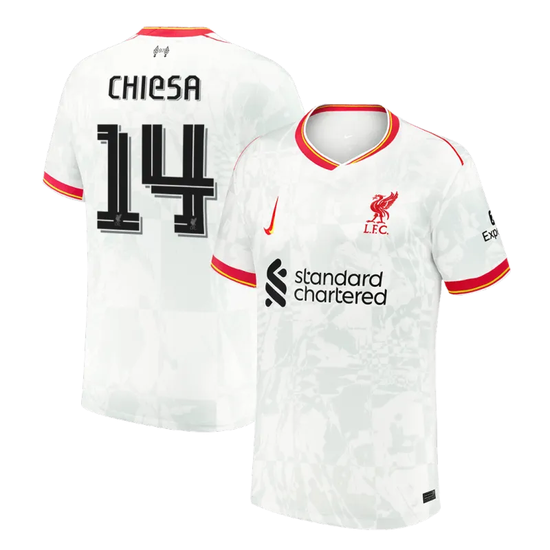 CHIESA #14 Liverpool Third Away Soccer Jersey 2024/25   UCL