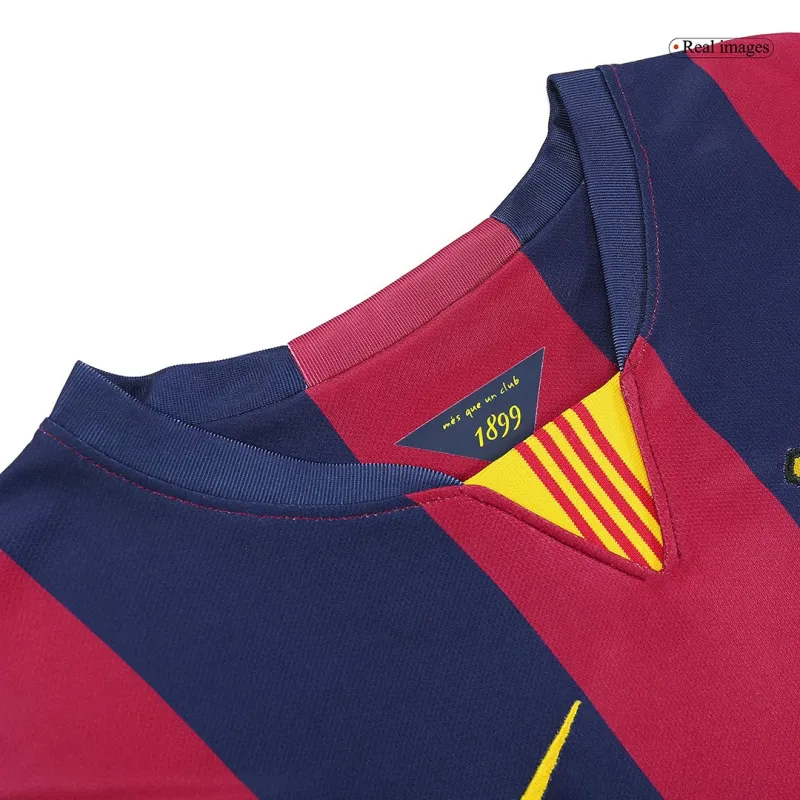 Vintage Soccer Jersey MESSI #10 Barcelona Home 2014/15