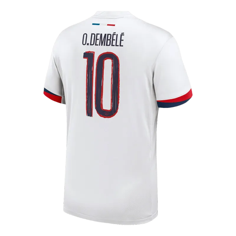 O.DEMBÉLÉ #10 PSG Away Soccer Jersey 2024/25   UCL