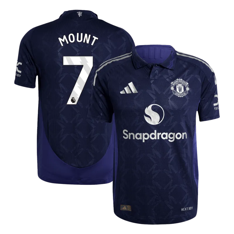 MOUNT #7 Manchester United Away Authentic Soccer Jersey 2024/25