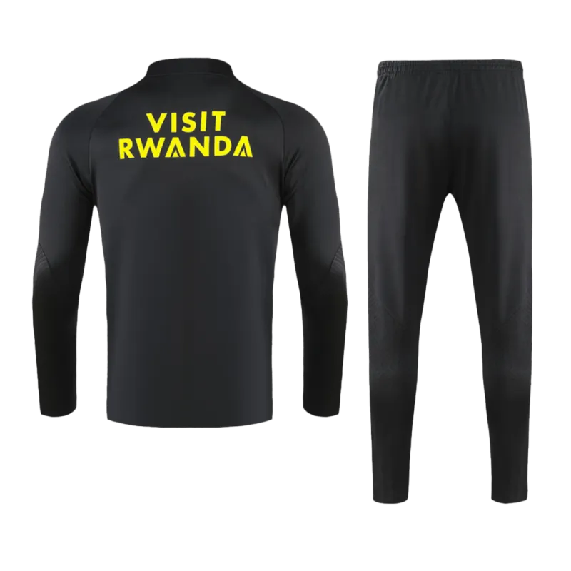 PSG 1/4 Zip Tracksuit 2023/24 Kids Black