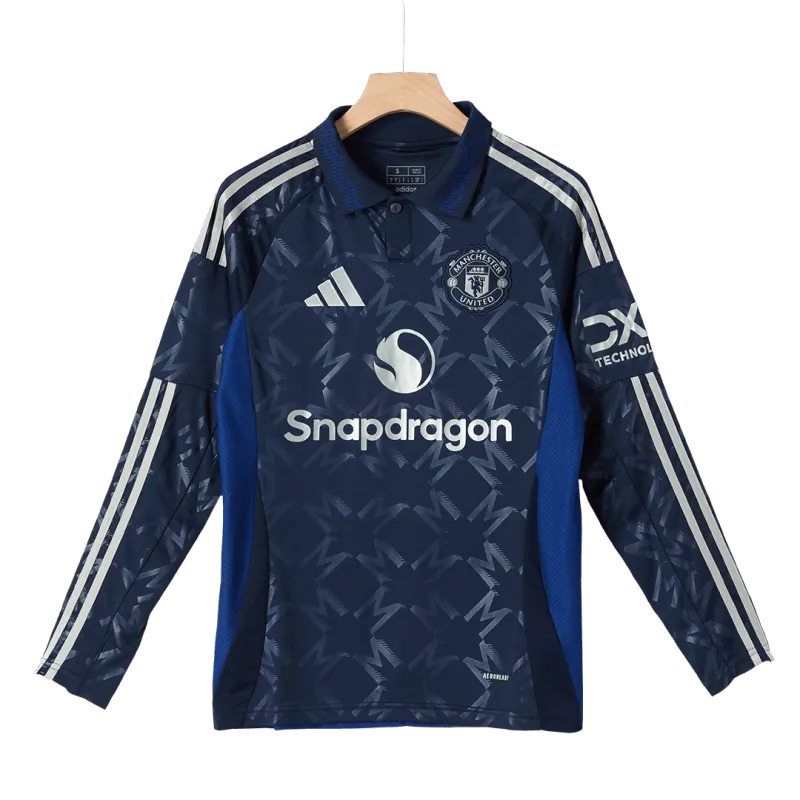 Manchester United Away Long Sleeve Soccer Jersey 2024/25