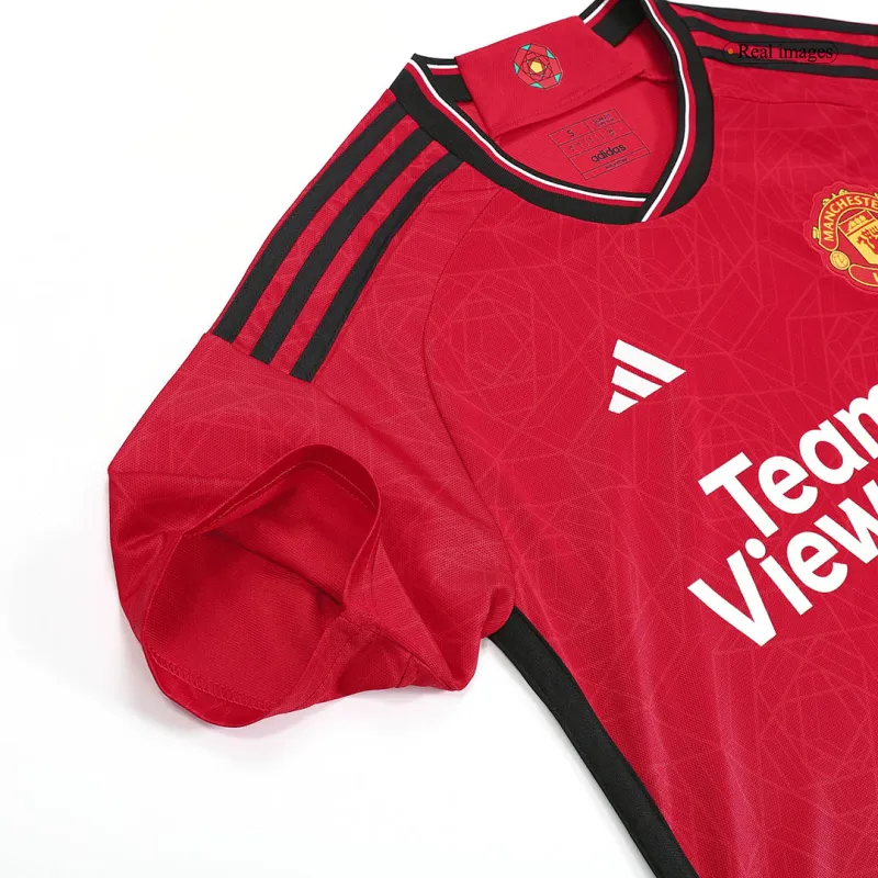 HØJLUND #11 Manchester United Home Soccer Jersey 2023/24