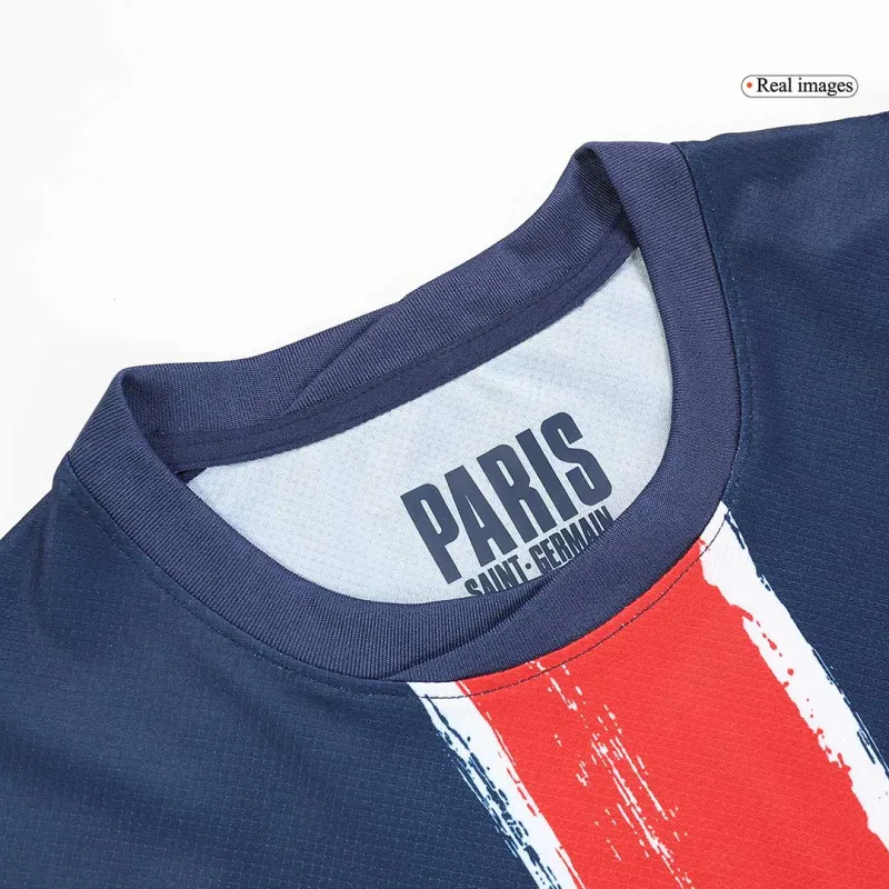 KVARATSKHELIA #7 PSG Home Soccer Jersey 2024/25 -UCL