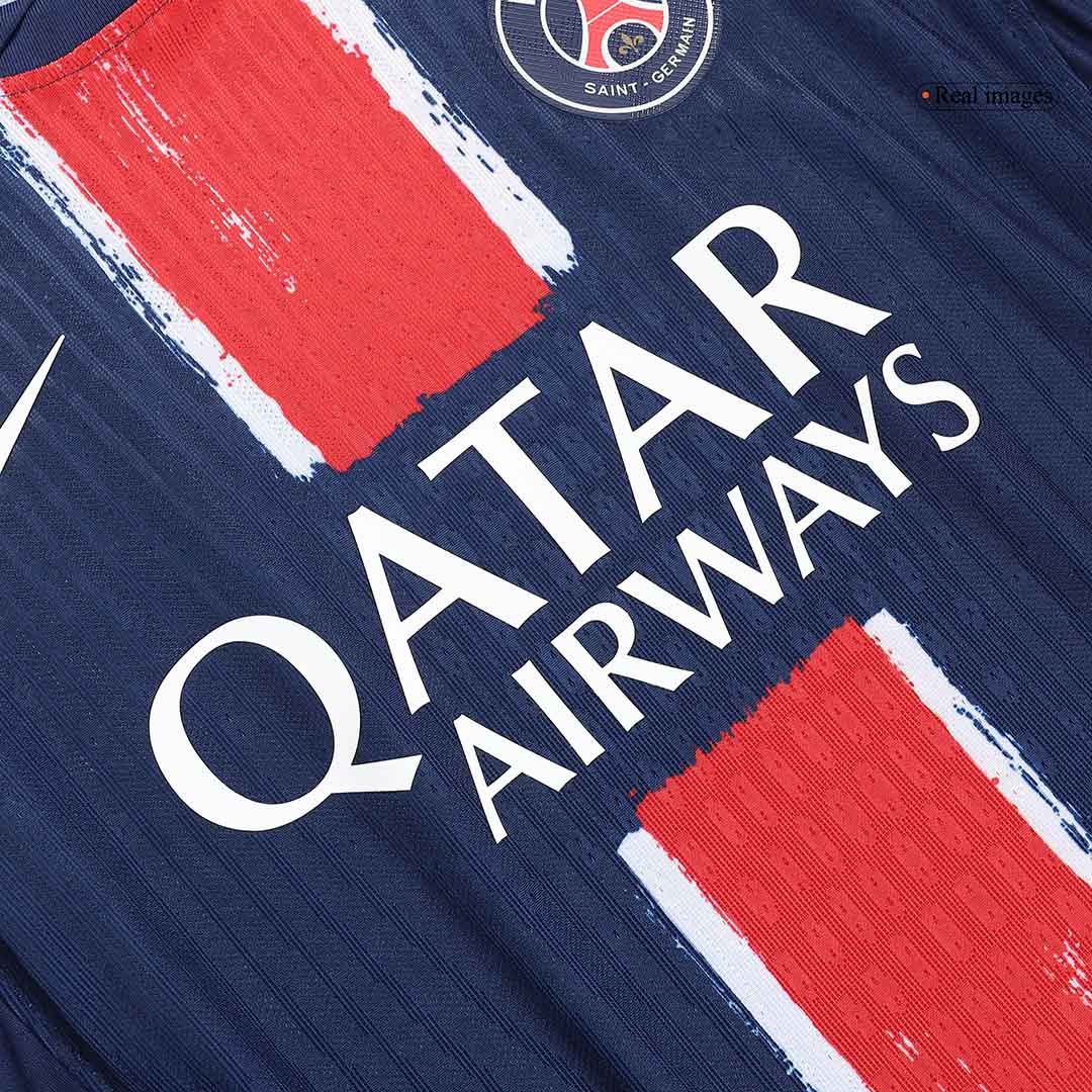 O.DEMBÉLÉ #10 PSG Home Authentic Soccer Jersey 2024/25