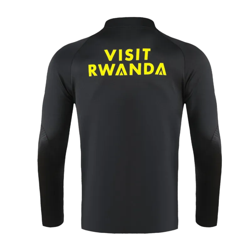 PSG 1/4 Zip Tracksuit 2023/24 Kids Black