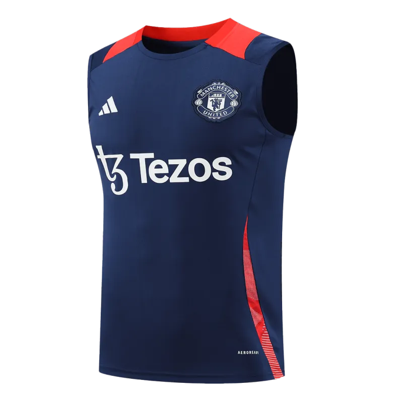 Manchester United Pre-Match Sleeveless Top 2024/25 Navy