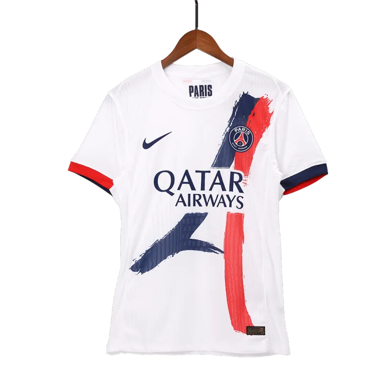 KVARATSKHELIA #7 PSG Away Authentic Soccer Jersey 2024/25