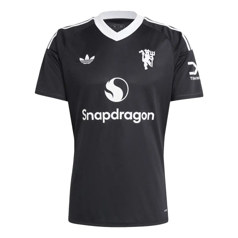 Manchester United Third Away Goalkeeper Soccer Jersey 2024/25 Black