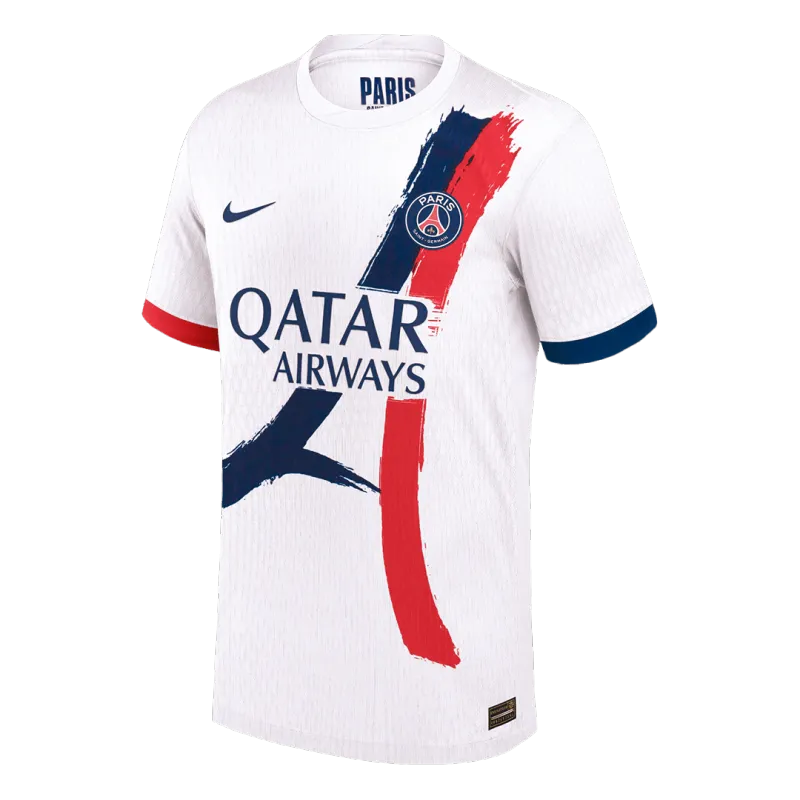 KVARATSKHELIA #7 PSG Away Authentic Soccer Jersey 2024/25