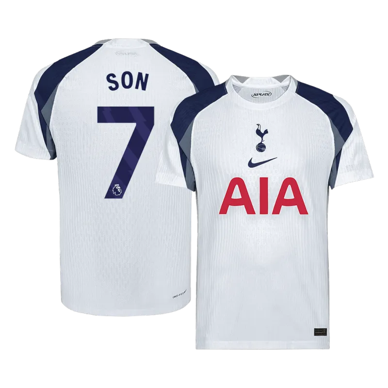 SON #7 Tottenham Hotspur Home Authentic Soccer Jersey 2025/26