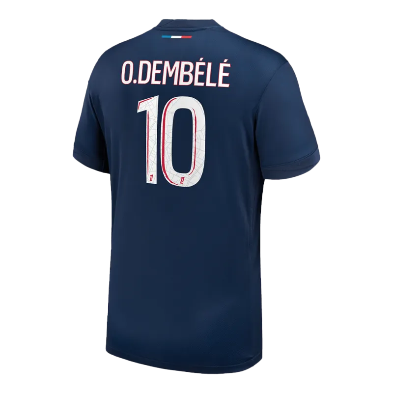 O.DEMBÉLÉ #10 PSG Home Soccer Jersey 2024/25