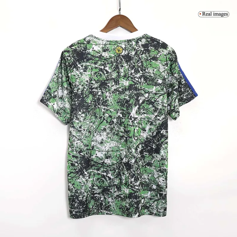 Manchester United X Stone Roses Pre-Match Soccer Jersey 2023/24 Green