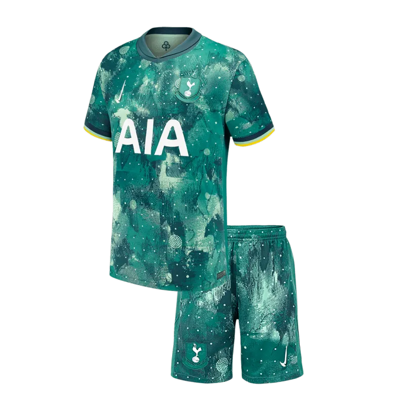 Tottenham Hotspur Third Away Kids Soccer Jerseys Kit 2024/25