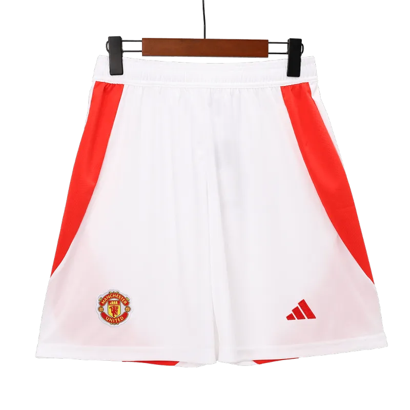 Manchester United Home Soccer Shorts 2024/25