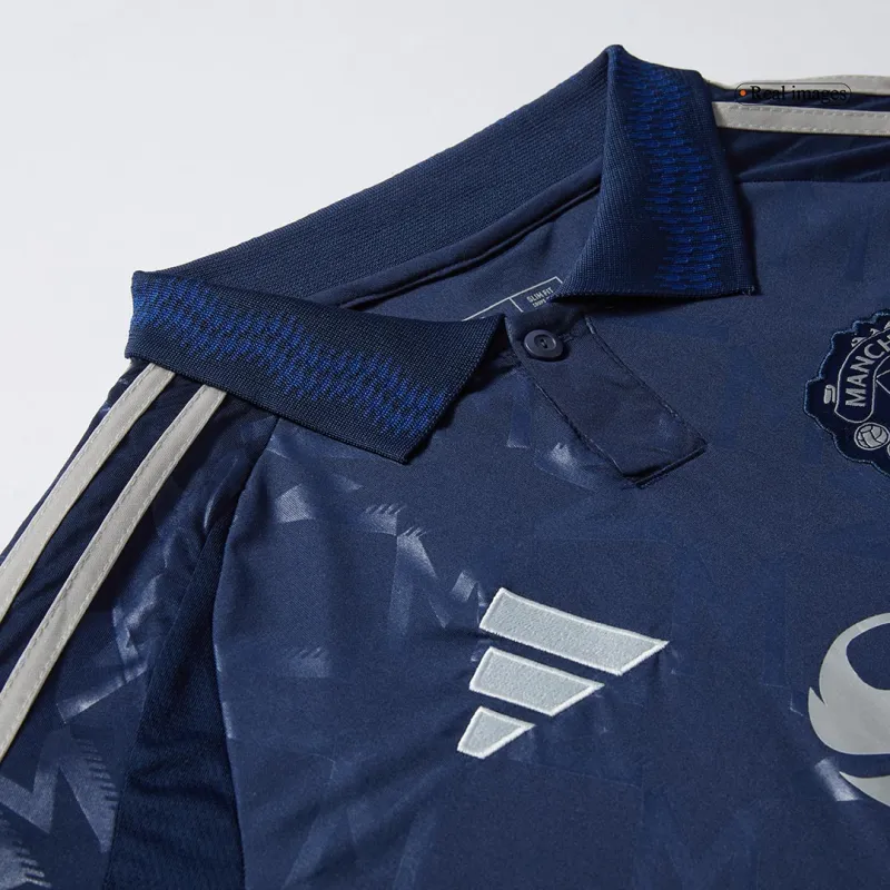 Manchester United Away Long Sleeve Soccer Jersey 2024/25