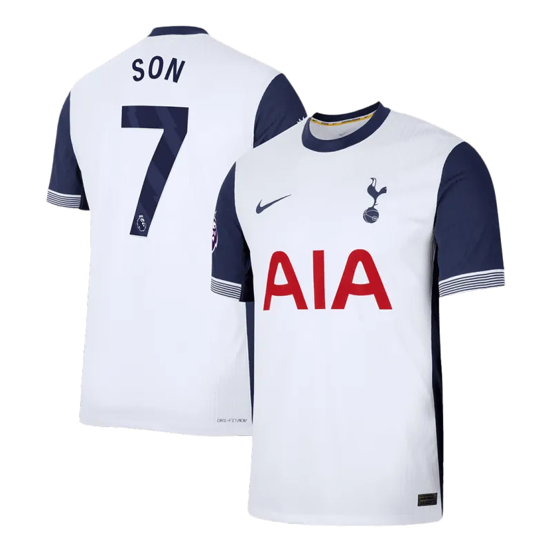 SON #7 Tottenham Hotspur Home Authentic Soccer Jersey 2024/25