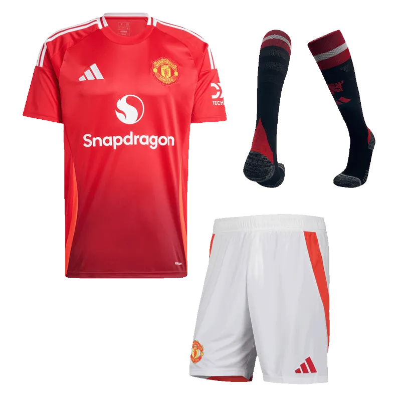 Manchester United Home Jerseys Full Kit 2024/25