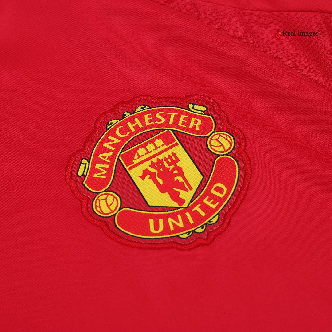 Manchester United Home Long Sleeve Soccer Jersey 2024/25