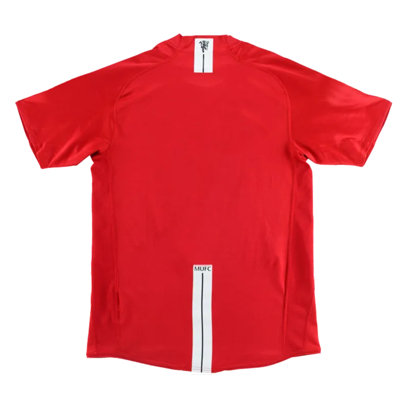 Vintage Soccer Jersey Manchester United Home 2007/08