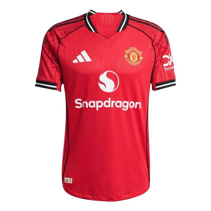 Manchester United Home Authentic Soccer Jersey 2025/26