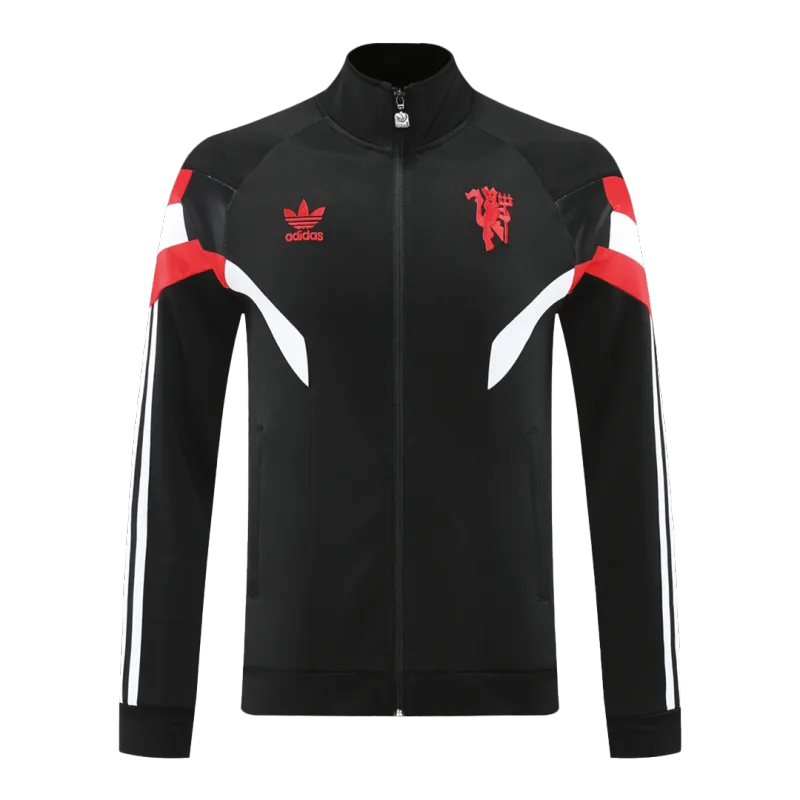 Manchester United Track Jacket 2024/25   Black