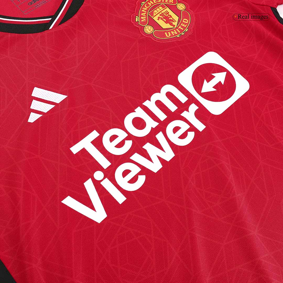HØJLUND #11 Manchester United Home Soccer Jersey 2023/24