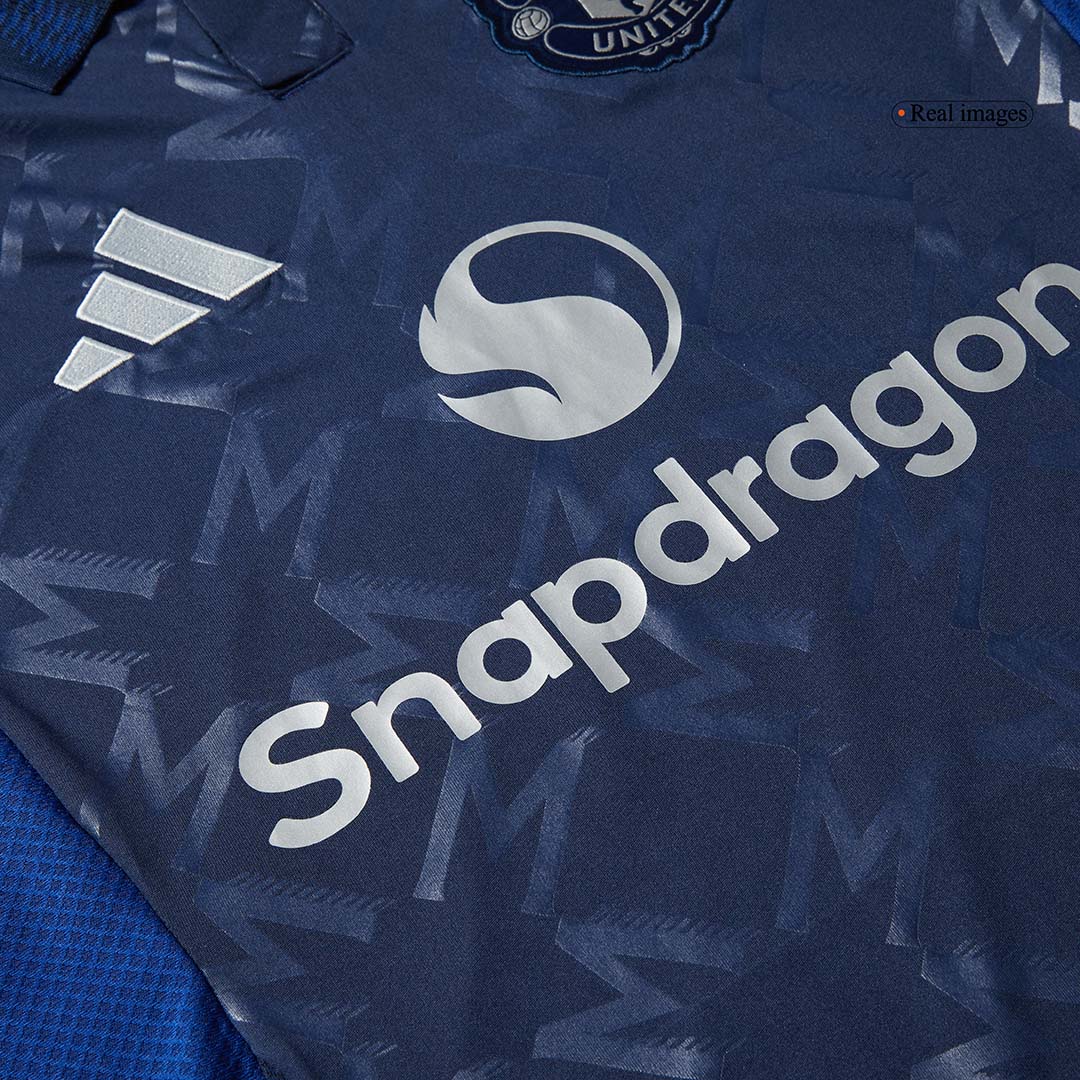 Manchester United Away Long Sleeve Soccer Jersey 2024/25