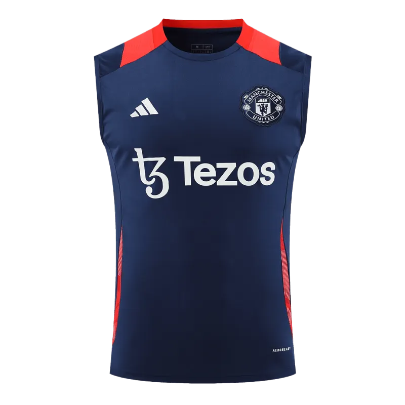 Manchester United Pre-Match Sleeveless Top 2024/25 Navy