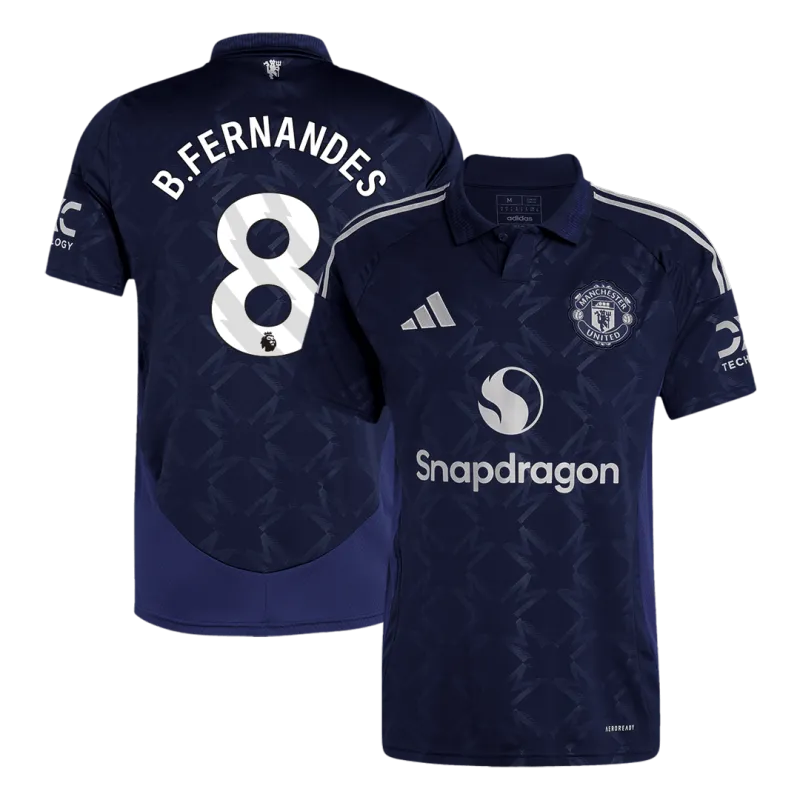 B.FERNANDES #8 Manchester United Away Soccer Jersey 2024/25