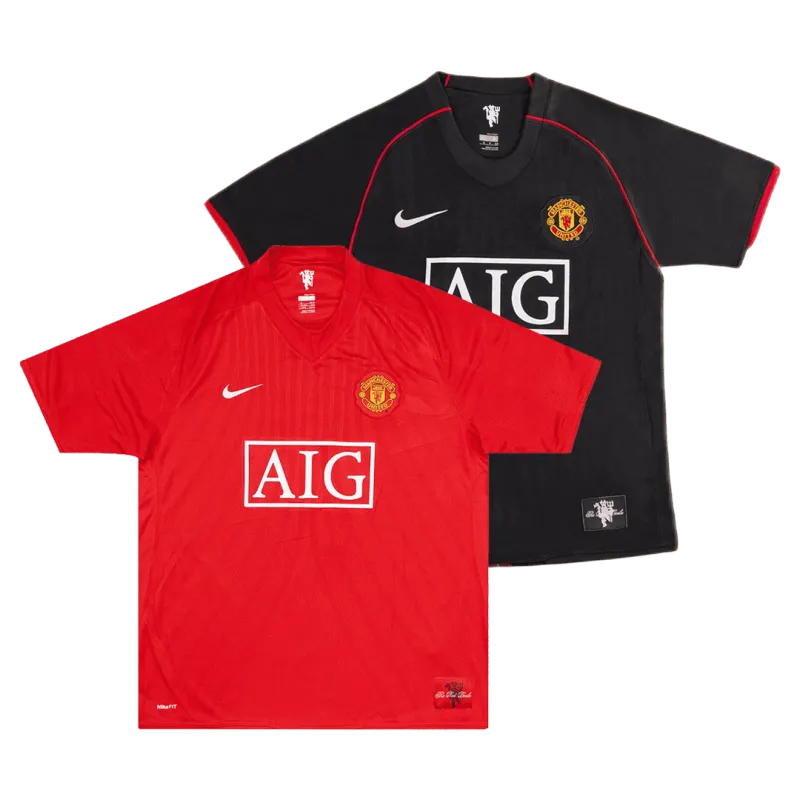 Vintage Jersey Manchester United Home 07/08   Vintage Jersey Manchester United Away 07/08