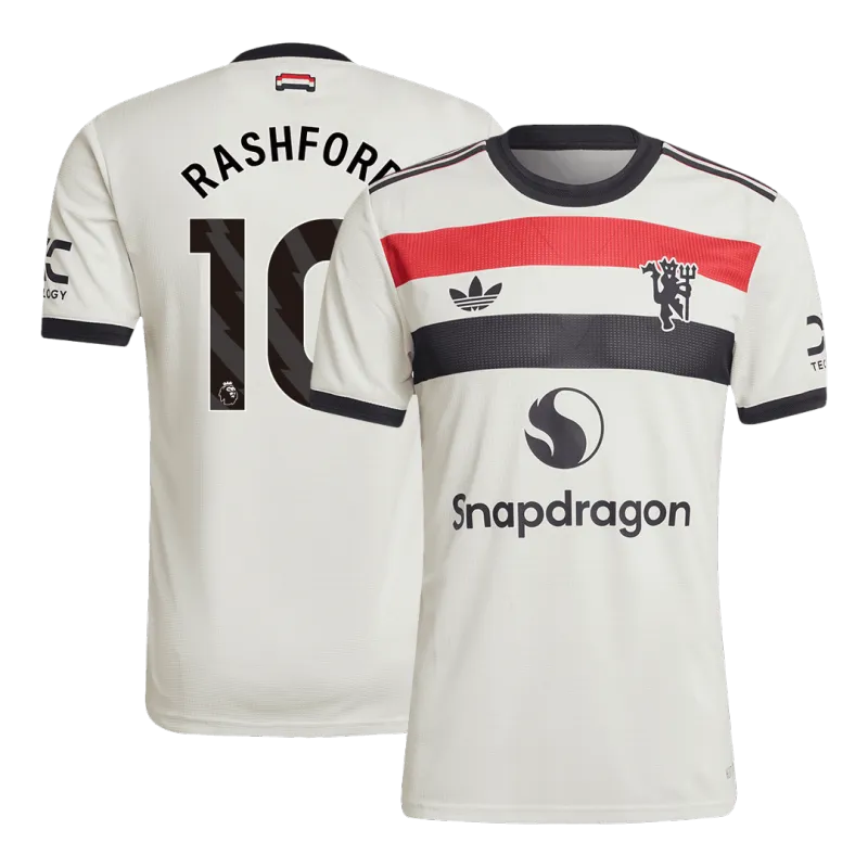 RASHFORD #10 Manchester United Third Away Authentic Soccer Jersey 2024/25