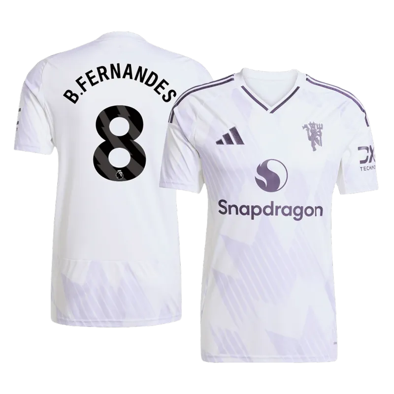 B.FERNANDES #8 Manchester United Away Soccer Jersey 2025/26