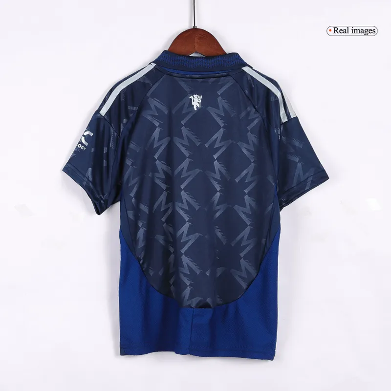 Manchester United Away Kids Soccer Jerseys Kit 2024/25