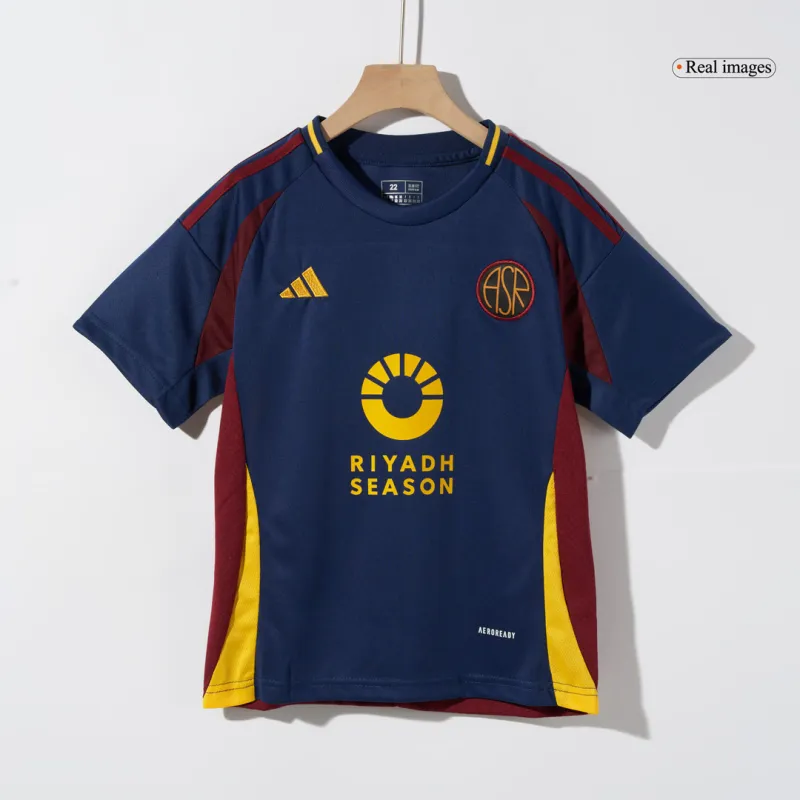 Roma Third Away Kids Soccer Jerseys Kit 2024/25