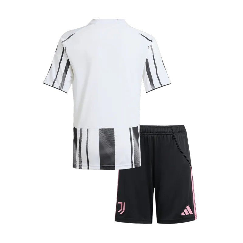 Juventus Home Kids Soccer Jerseys Kit 2025/26