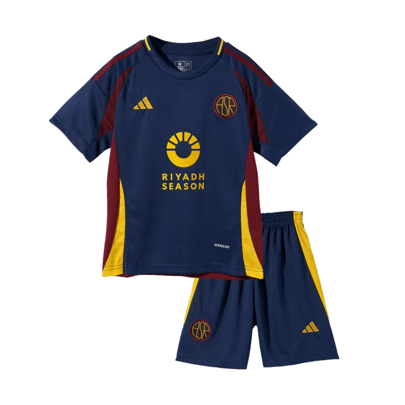 Roma Third Away Kids Soccer Jerseys Kit 2024/25